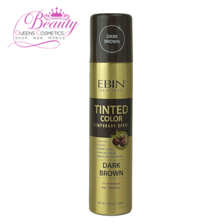 EBIN Tinted Color Temporary Spray – Jet Black & Dark Brown, 100ml
