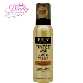 EBIN Tinted Lace Foaming Mousse 100ml  Dark, Medium, Natural Beige Shades