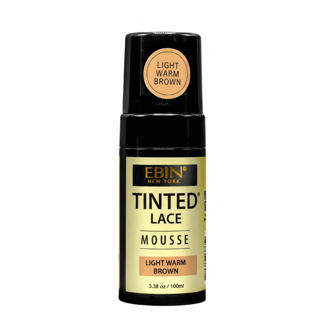 EBIN Tinted Lace Mousse 100ml | Light, Medium, Dark & Medium Dark Brown – Flawless Wig Tint