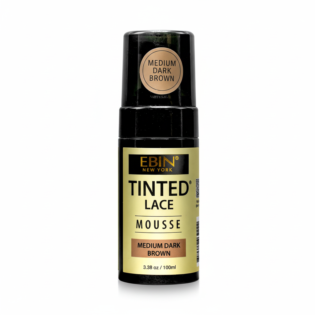 EBIN Tinted Lace Mousse 100ml | Light, Medium, Dark & Medium Dark Brown – Flawless Wig Tint