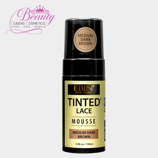EBIN Tinted Lace Mousse 100ml | Light, Medium, Dark & Medium Dark Brown – Flawless Wig Tint