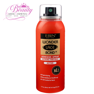 EBIN Wonder lace Bond Adhesive Spray -Extreme mega hold Active 80ml- Wig Spray