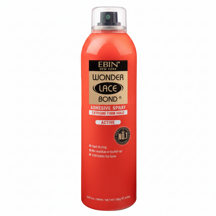 EBIN Wonder Lace Bond Adhesive Spray Active Extreme Hold 180ml- Wig Spray