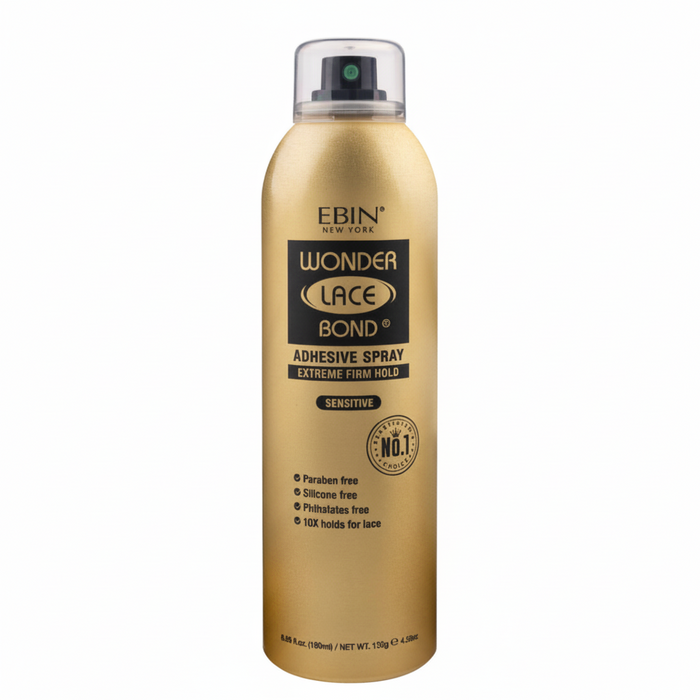 EBIN Wonder Lace Bond Adhesive Spray Extreme Mega Hold Sensitive 180ml