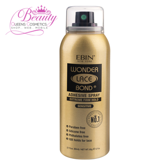 EBIN Wonder Lace Bond Adhesive Spray Sensitive Extreme Hold 80ml- Lace Melt