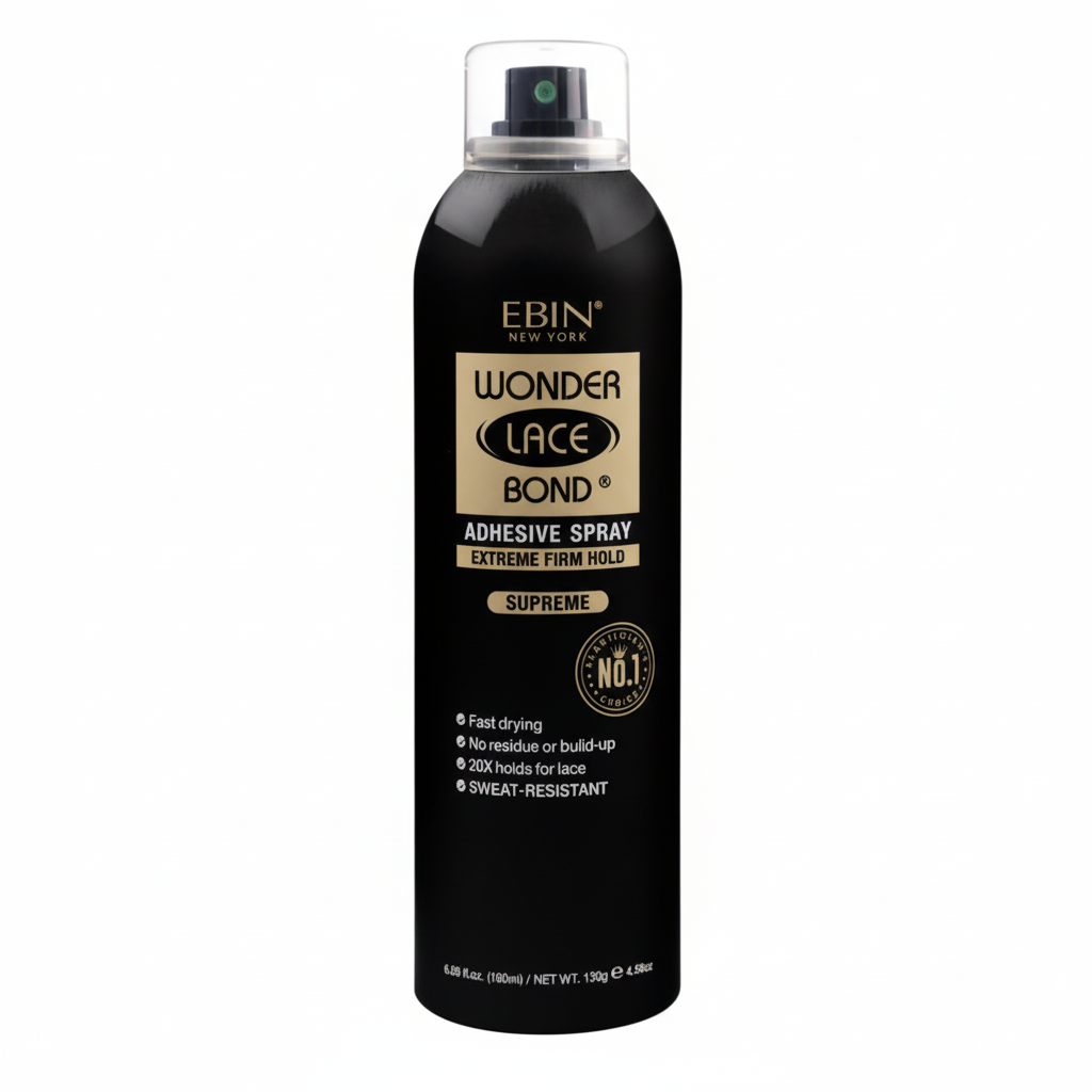 EBIN Wonder Lace Bond Adhesive Spray Supreme Extreme Hold 180ml