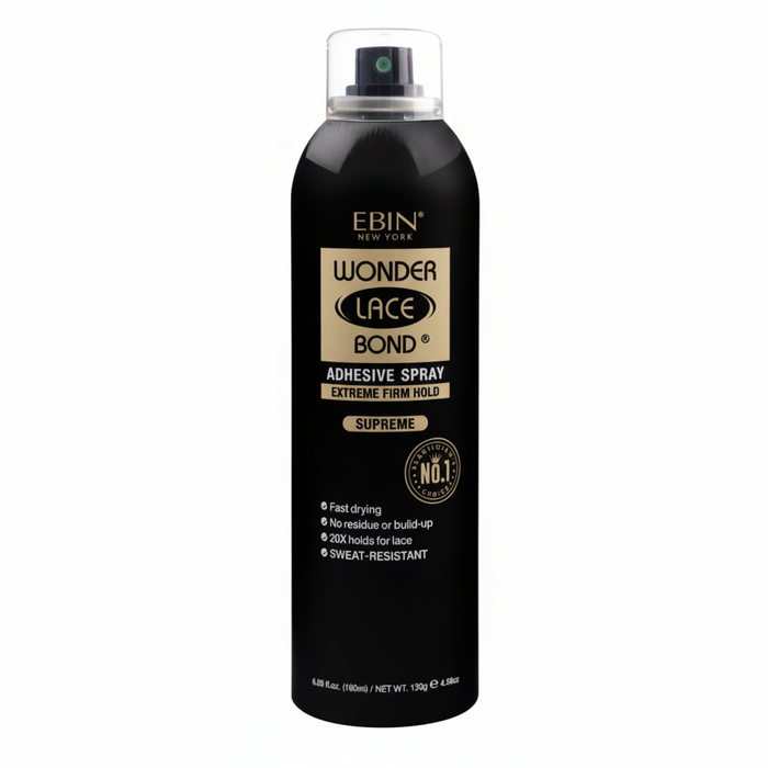 EBIN Wonder Lace Bond Adhesive Spray Supreme Extreme Hold 180ml