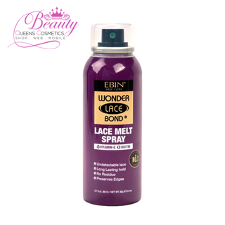 EBIN Wonder Lace Bond Lace Melt Spray Vitamin E 80ml- Seamless Wig & Edge Hold