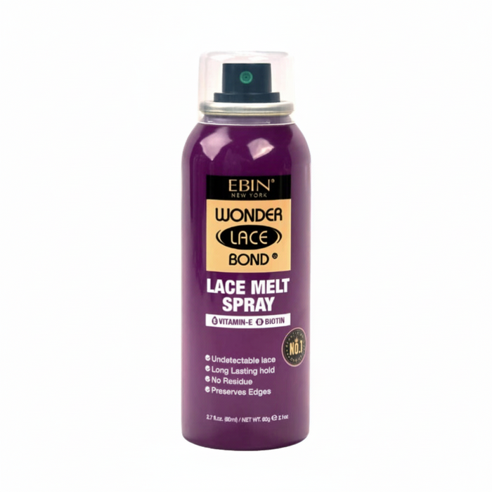 EBIN Wonder Lace Bond Lace Melt Spray Vitamin E 80ml- Seamless Wig & Edge Hold