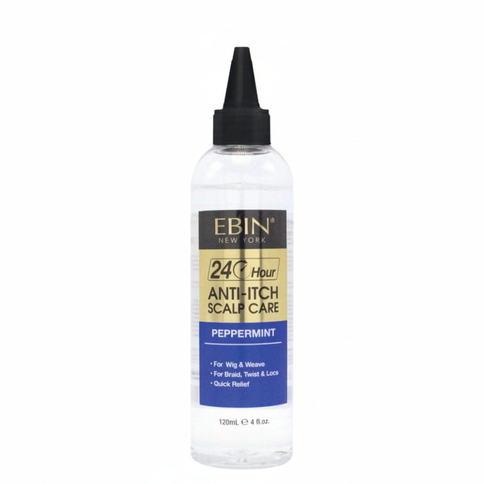 EBIN 24 Hour Anti-Itch Scalp Care Peppermint 120ml cooling relief treatment