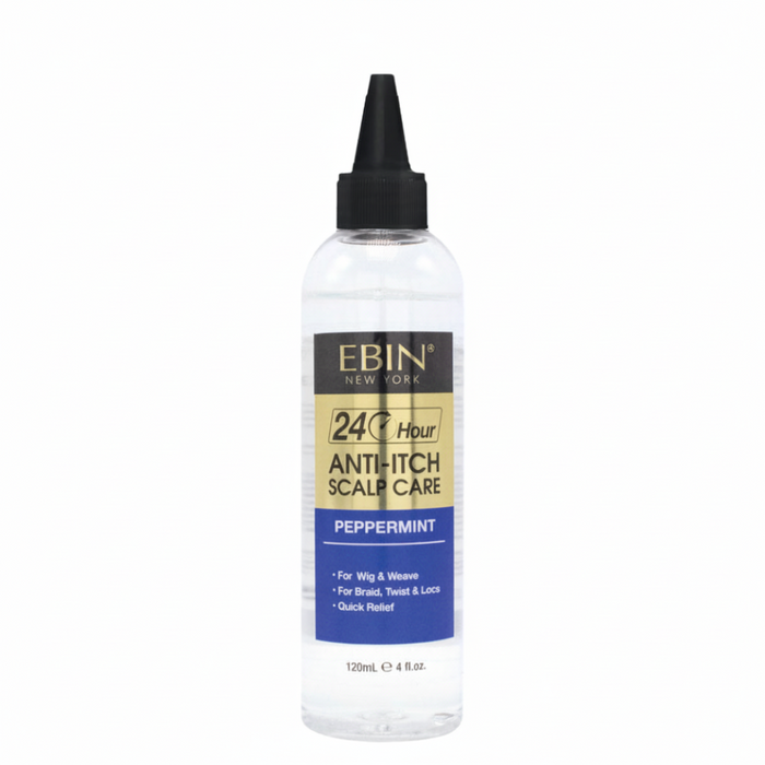 EBIN 24 Hour Anti-Itch Scalp Care Peppermint 120ml cooling relief treatment