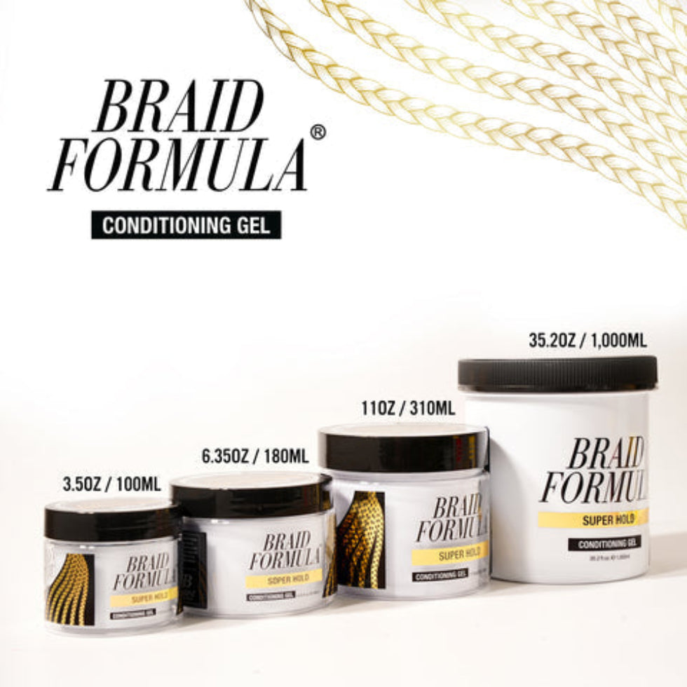 EBIN Braid Formula Conditioning Gel Supreme Super Hold 180ml for braids and locs