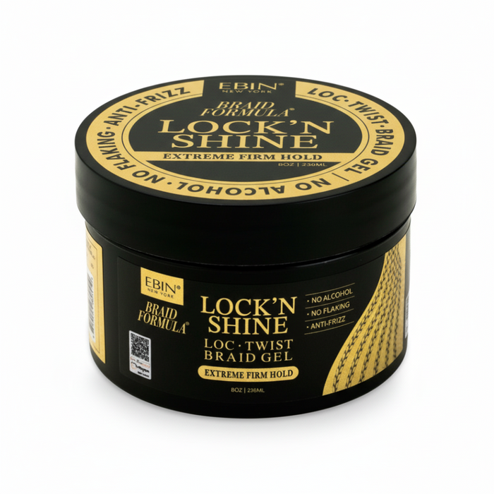 EBIN Braid Formula LockN Shine Loc Twist and Braid Gel 236ml extreme hold high shine
