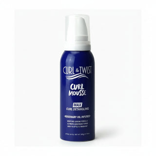 ebin curl and twist curl mousse for defining volumizing and enhancing soft curly hair 80ml