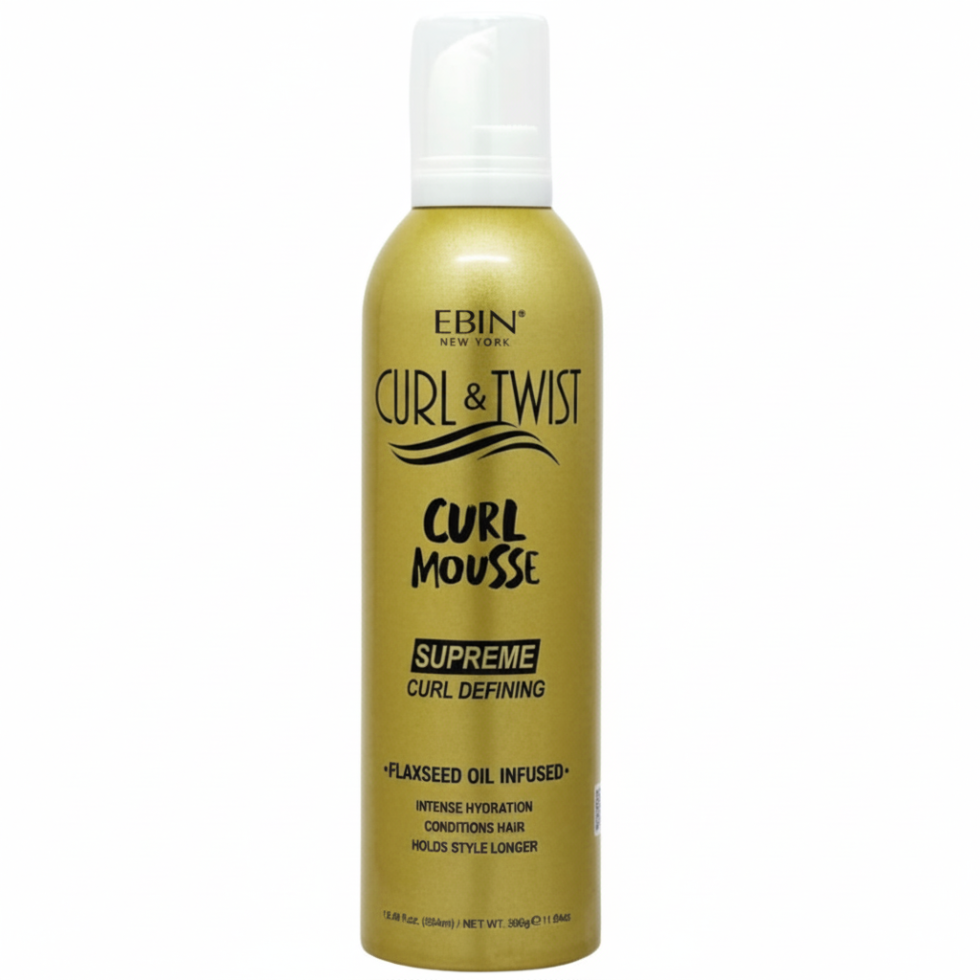 EBIN Curl and Twist Supreme Curl Defining Mousse 354ml define and enhance curls