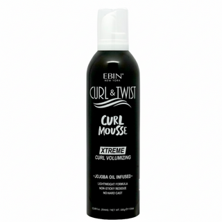 EBIN Curl and Twist Xtreme Curl Volumizing Mousse 354ml define and enhance curls