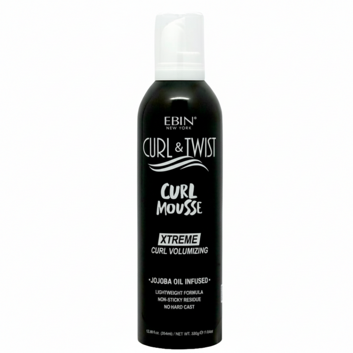 EBIN Curl and Twist Xtreme Curl Volumizing Mousse 354ml define and enhance curls
