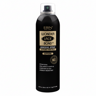 EBIN Wonder Lace Bond Adhesive Spray 180ml extreme mega hold supreme wig melt spray