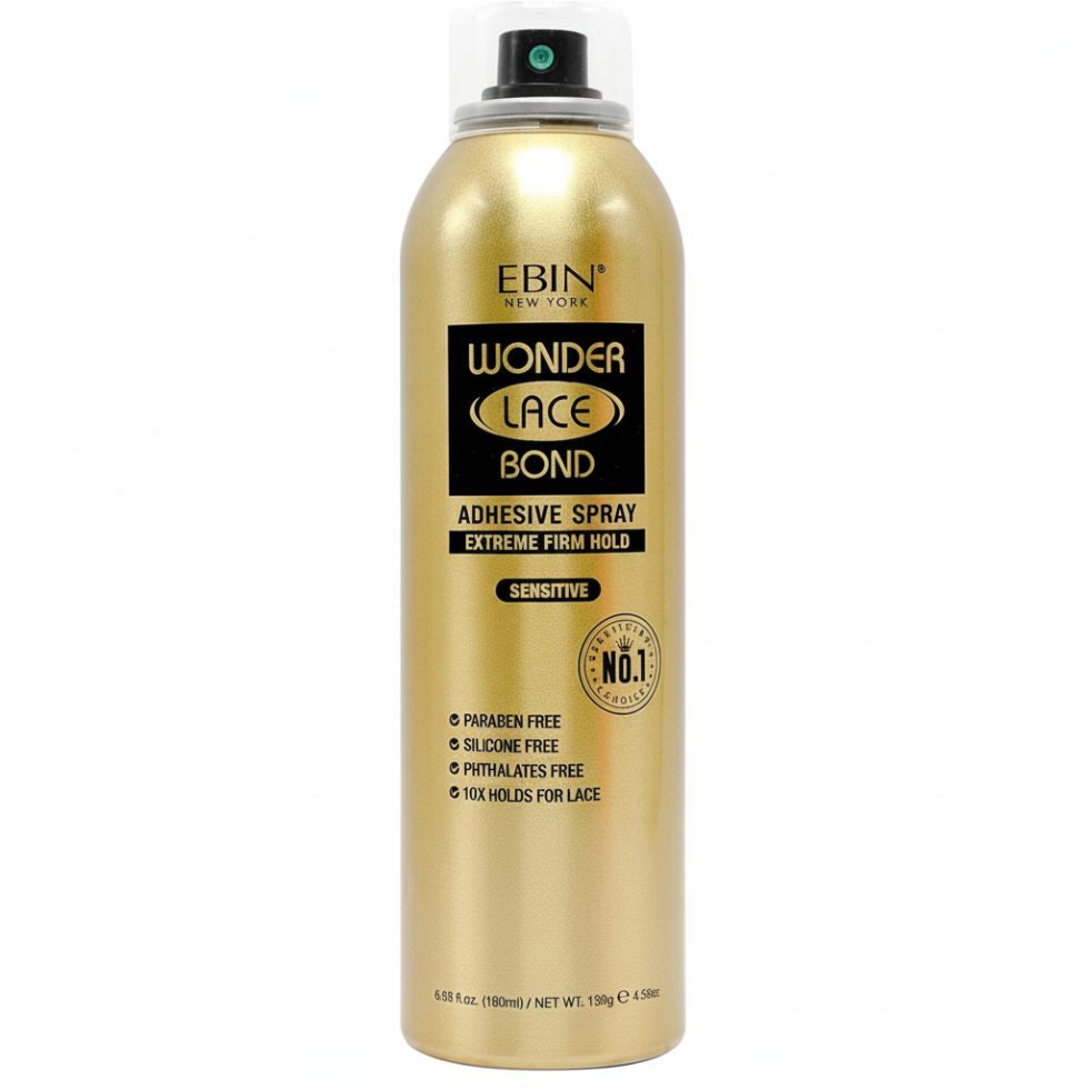 EBIN Wonder Lace Bond Adhesive Spray Sensitive 180ml extreme hold lace melt spray