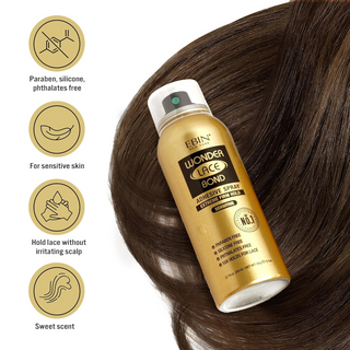 EBIN Wonder Lace Bond Adhesive Spray Sensitive 180ml extreme hold lace melt spray