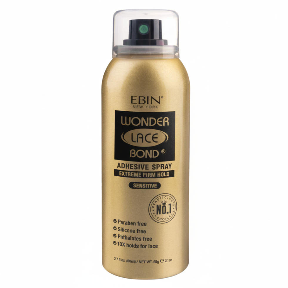 EBIN Wonder Lace Bond Adhesive Spray Sensitive 80ml extreme hold lace melt spray