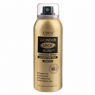 EBIN Wonder Lace Bond Adhesive Spray Sensitive 80ml extreme hold lace melt spray