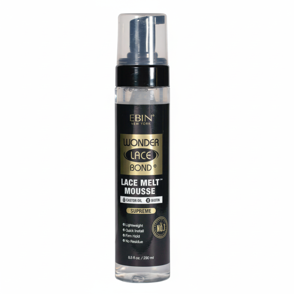 EBIN Wonder Lace Bond Lace Melt Mousse 250ml secure and nourish your wig