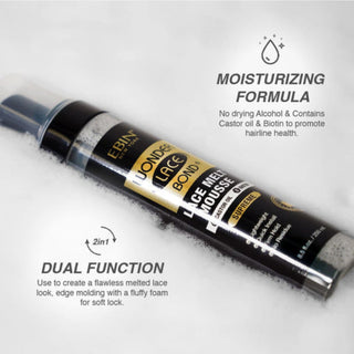 EBIN Wonder Lace Bond Lace Melt Mousse 250ml secure and nourish your wig