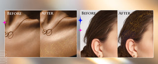 EBIN Secret of Pharaoh Hair & Body Glitter Mist 70ml | Rose Gold Diamond