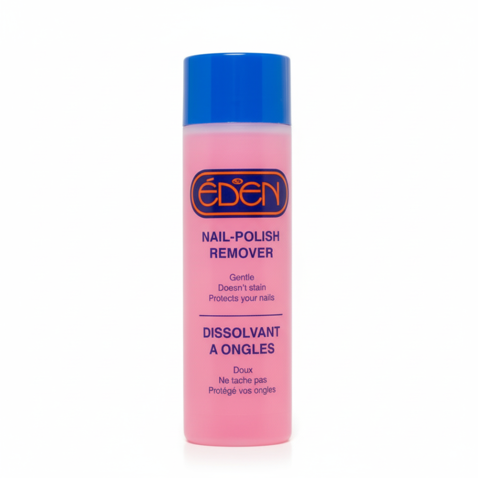 EDEN nail polish remover 200ml gentle stain free formula for clean healthy nails