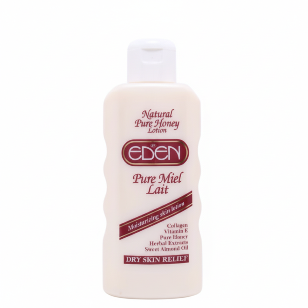 EDEN natural pure honey lotion deep moisture for dry skin relief soft smooth hydrated body care lotion