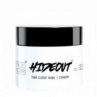 style factor edge booster hideout cream  hair color wax 1.7oz temporary styling wax strong hold warm copper color washable hair wax creative styling product