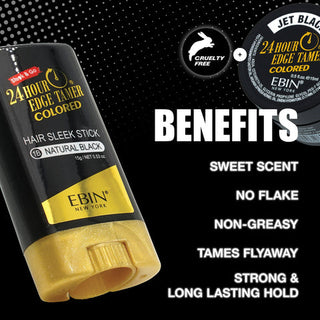 EBIN 24 Hour Edge Tamer Colored Hair Sleek Stick 15g | Extreme Hold