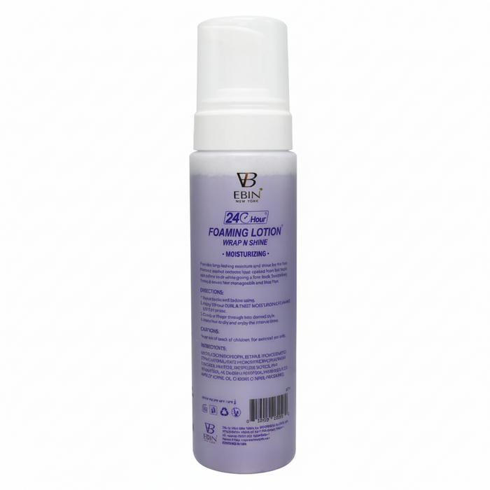 Ebin Curl & Twist Foaming Lotion Wrap ’N’ Shine 250ml | Moisture & Hold