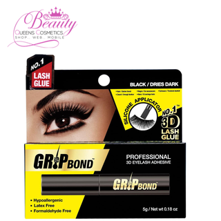 Ebin New York Grip Bond Black Eyelash Adhesive | Bold, Long-Lasting Lash Glue