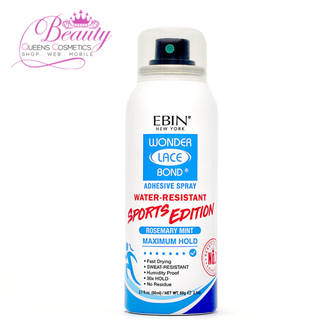 Ebin Wonder Lace Bond Adhesive Spray Sports Edition 80ml | Maximum Hold