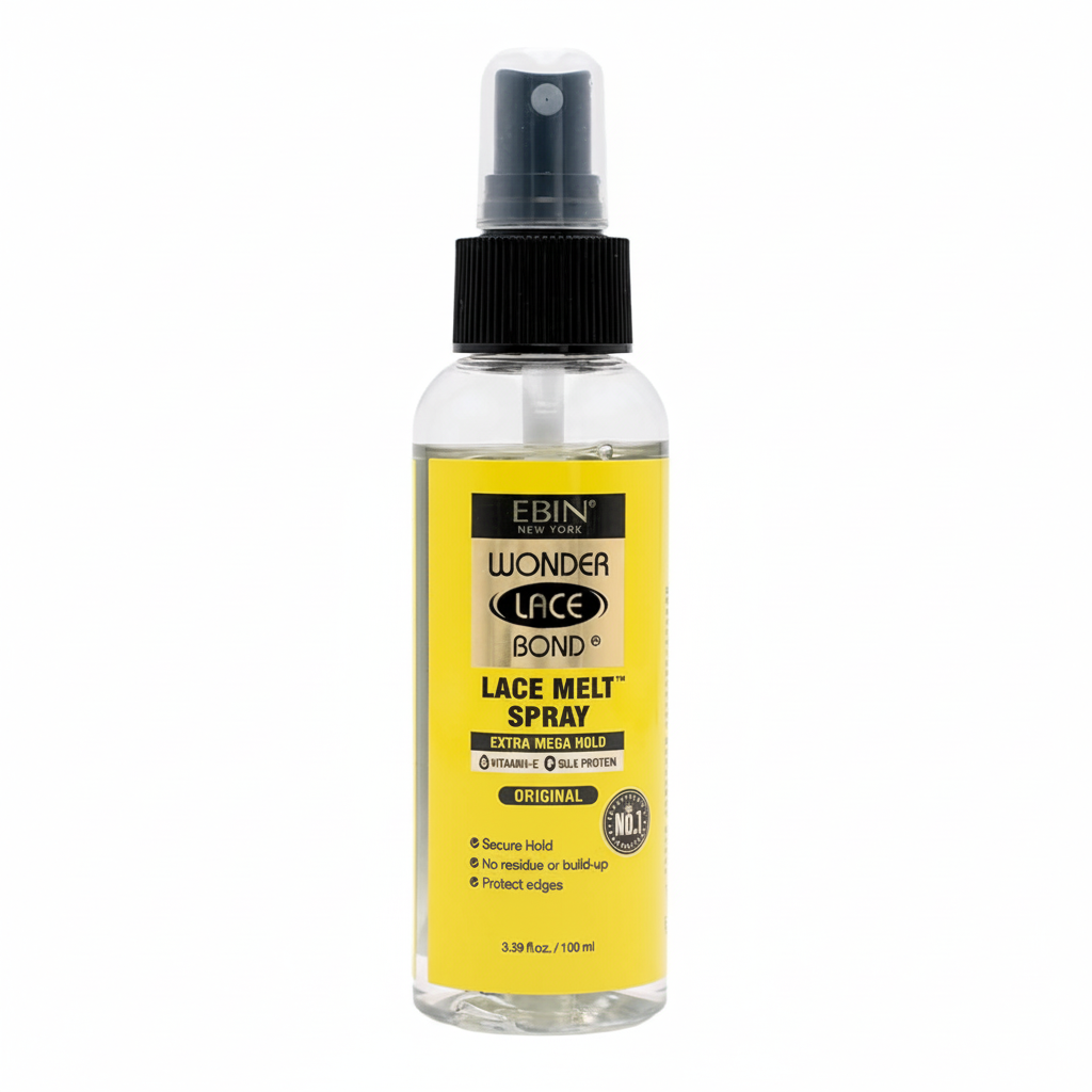 Ebin Wonder Lace Bond Lace Melt Spray 100ml | Melting Spray for Seamless Wig Hold