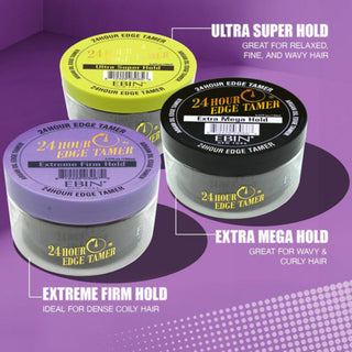 Ebin 24 Hour Edge Tamer Extreme Firm Hold 80ml sleek smooth long lasting edges