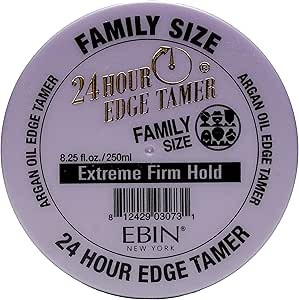 Ebin Argan Oil 24 Hour Edge Tamer Family Size ultra and extreme hold edge control
