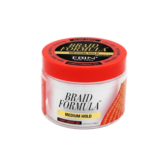 Ebin lock n pomade braid formula conditioning gel medium hold 180ml hair styling pomade jar