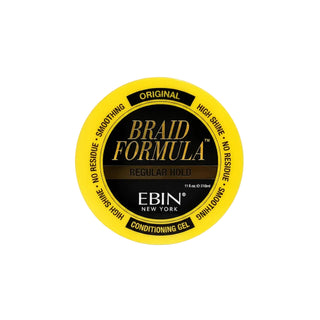 Ebin lock n pomade braid formula conditioning gel regular hold 180ml hair styling pomade jar
