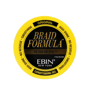 Ebin lock n pomade braid formula conditioning gel regular hold 310ml hair styling pomade jar