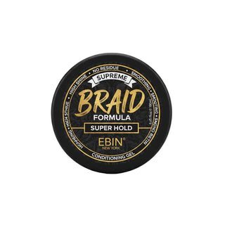 Ebin lock n pomade braid formula conditioning gel super hold 100ml hair styling pomade jar