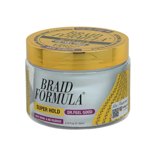 Ebin lock n pomade braid formula conditioning gel super hold 180ml dr feel good styling wax jar