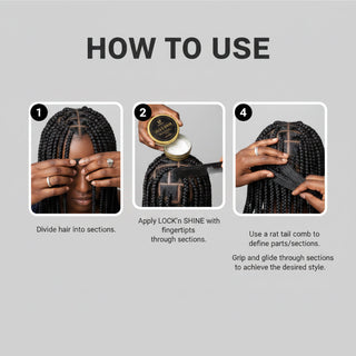 Ebin Braid Formula Lock n Shine extreme firm hold braiding gel 480ml tub for sleek parting
