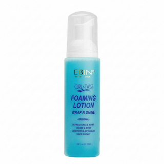 Ebin Curl and Twist Foaming Lotion Wrap N Shine Original 100ml define curls