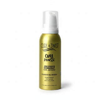 Ebin curl and twist supreme curl defining mousse 80ml travel size styling foam bottle