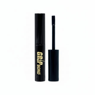 Ebin Grip Bond latex-free eyelash adhesive black 0.18oz bottle with dark drying formula