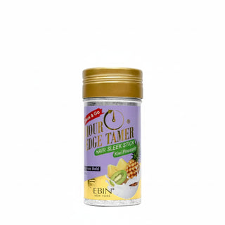 Ebin 24 hour edge tamer sleek hair wax stick kiwi pineapple 75g push up tube for smoothing flyaways
