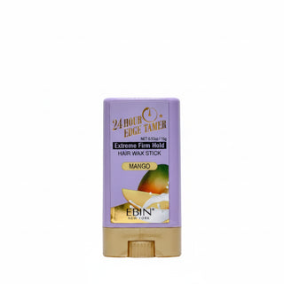 Ebin 24 hour edge tamer sleek hair wax stick mango 15g mini tube for smoothing flyaways